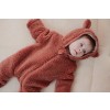 Donkerroze teddy onesie - Pink blush